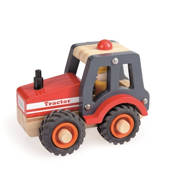 Traktor i trä