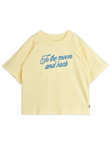 T-shirt, To the moon - Yellow