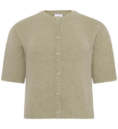Grunt Cardigan Evissa - stickad - Dust Green