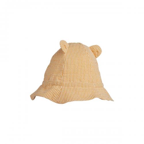 Anders sun hat - Yellow mellow/ecru