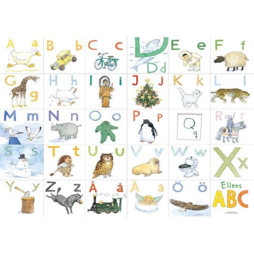 Ellens ABC underlägg