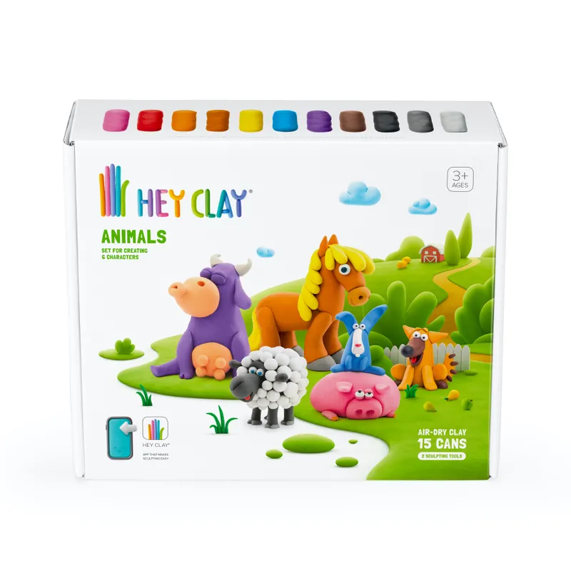 Hey Clay djur - lera