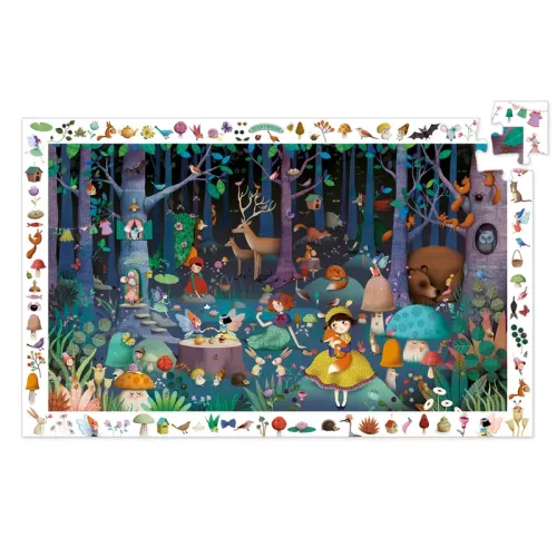 Observation puzzle - Enchanted forest - 100 bitar