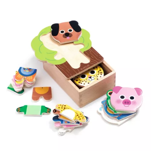 Arbramix 18pcs - träpussel