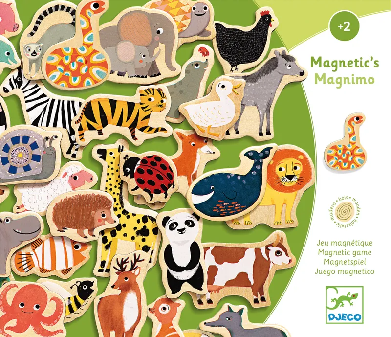 Wooden magnetic - animals