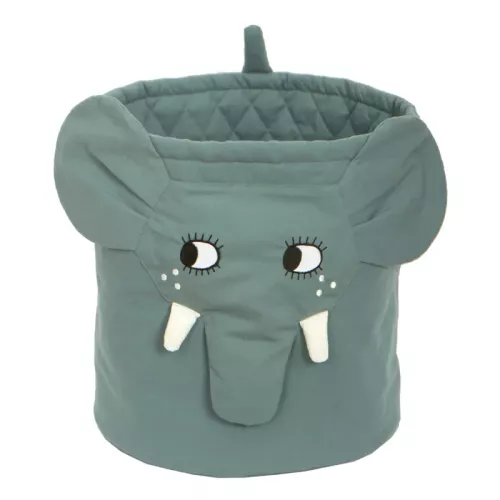 Elephant Basket - petrol