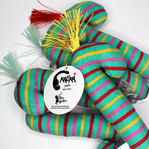 Kalikå Maskskallra, Randig turkos/multi