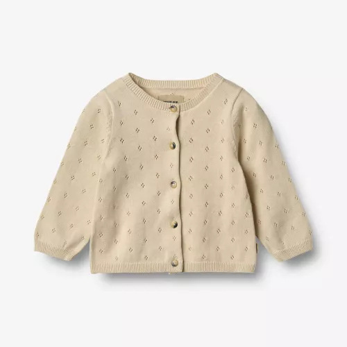 Maia Stickad Kofta - Sandshell