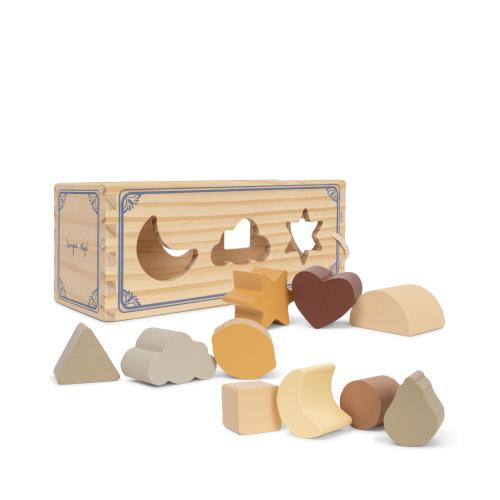 Moon-cloud and star shape sorter - Multi