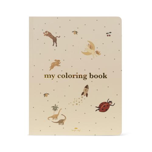 My coloring book - målarbok, Off white
