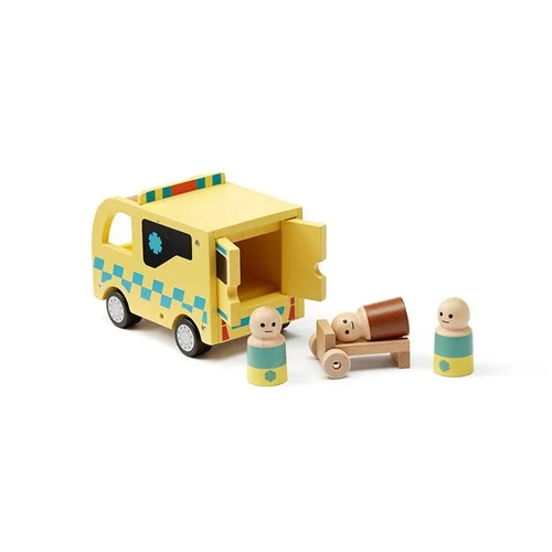 Ambulans leksaksbil gul