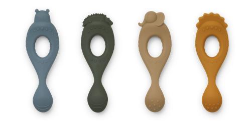 Silikonsked LIVA 4-pack