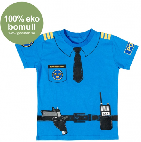 Polis T-shirt i organiskt bomull