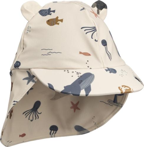 Senia UV Solhatt - Sea creature/sandy mix