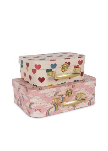 Väskor i papp, 2-pack - Rainbow