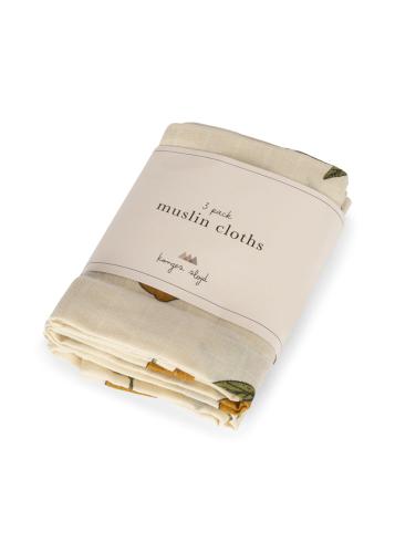 3-pack muslinfiltar - Mon Grand Citron