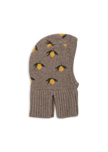 Balaclava Belou, stickad  - Lemon