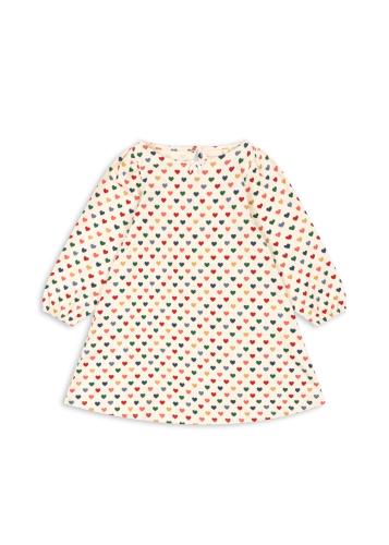 Drey klänning hjärtan GOTS - Coeur Coloré