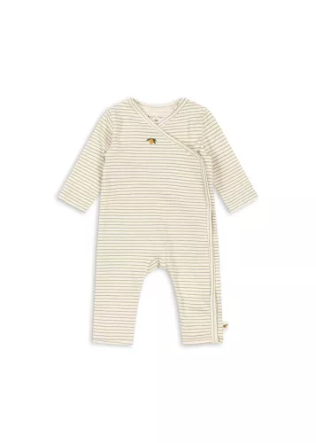 Långärmad Onesie - Teastripe