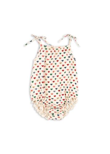 Body Basic strap - Coeur coloré - Konges slöjd