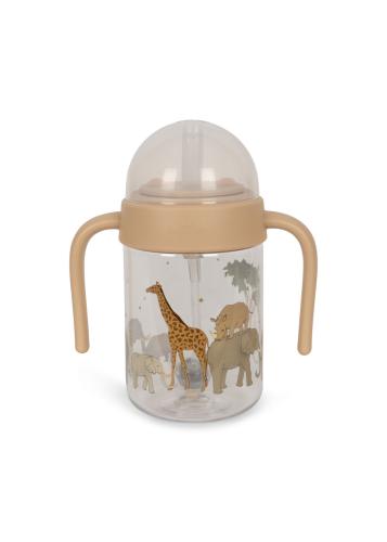 Konges slöjd - Mugg med sugrör och handtag - Safari