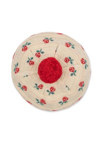 BELOU BERET rose - Konges slöjd