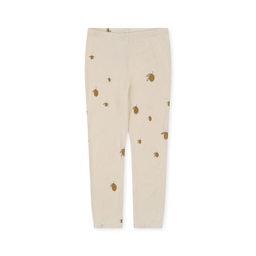Konges slöjd - leggings Newborn Gots - Lemon