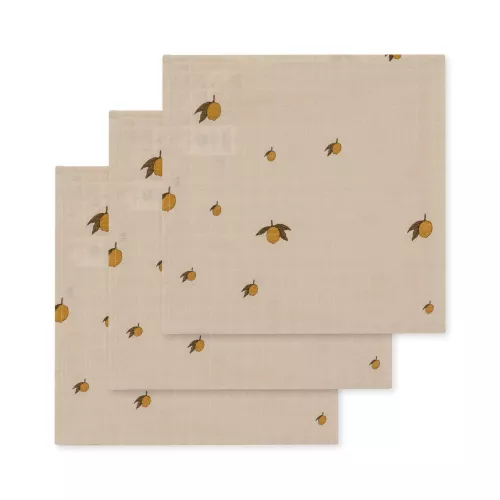 Muslinfiltar 3-pack - Lemon
