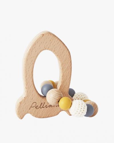 Rocket teether, mustard