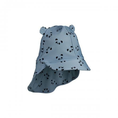 Senia UV solhatt - panda blue wave