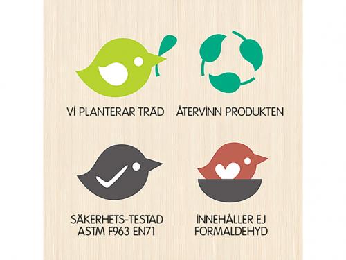 Stol Rådjur i trä - Tender Leaf