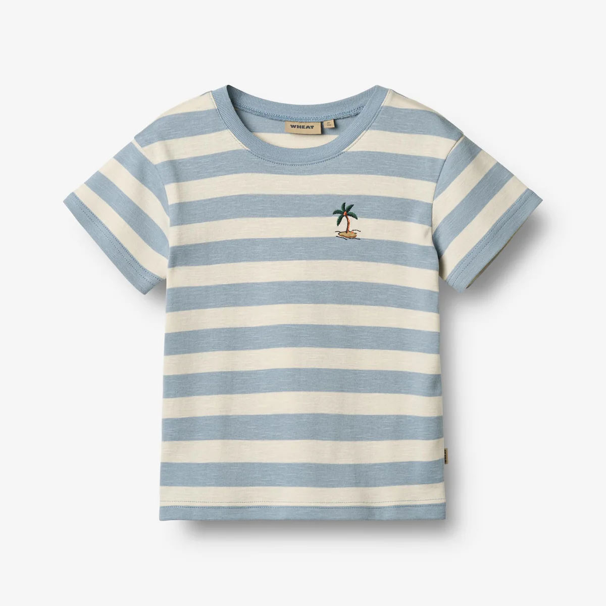 T-shirt Liam - Calm blue stripe