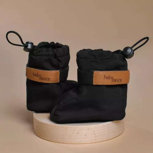 Babymocs - Soft snow boot black