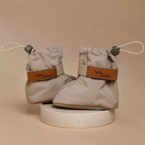 BabyMocs- Soft snow boot dark beige