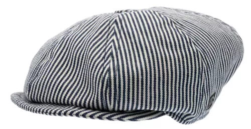 Keps - Theodor Jr. Hickory Stripe Indigo