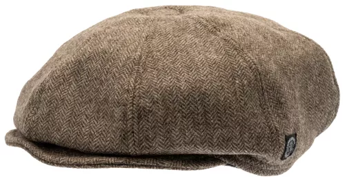 Theodor Jr. Herringbone Brown - gubbkeps fodrad