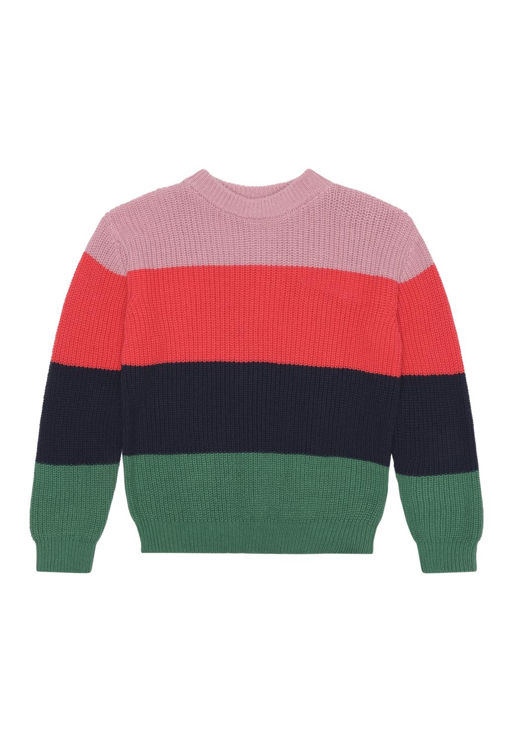 Lolly, Knit pullover - Multi stripe
