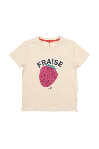 Nika, T-shirt - Jordgubbe glitter