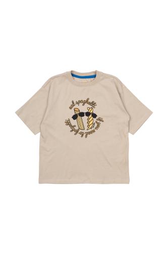 Oversized t-shirt, Nocchci - Feather gray