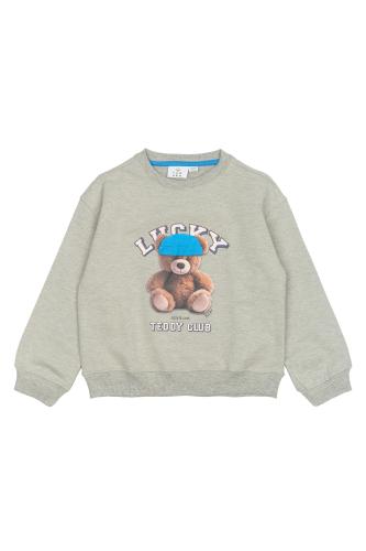 Nalle Sweatshirt - Pendra - Light Grey Melange