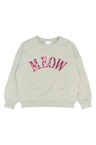 Polina OS Sweatshirt - Light Grey Melange