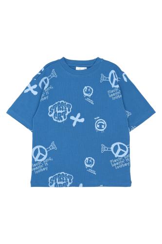 T-shirt Spencer - blå