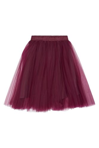 Peaven mesh-kjol vinröd - lång ballerinakjol