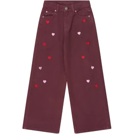 Valentine vida jeans - Vinröd