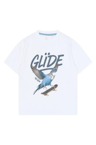 Vince T-shirt - Undulat på skateboard