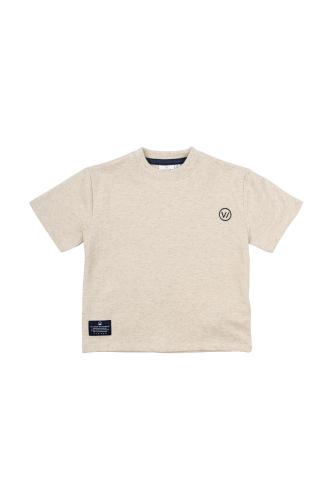Norval, Oversized t-shirt - Oatmeal melange