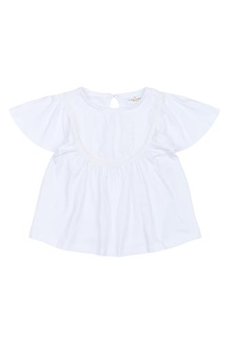 Novalie, kortärmad topp - White Swan