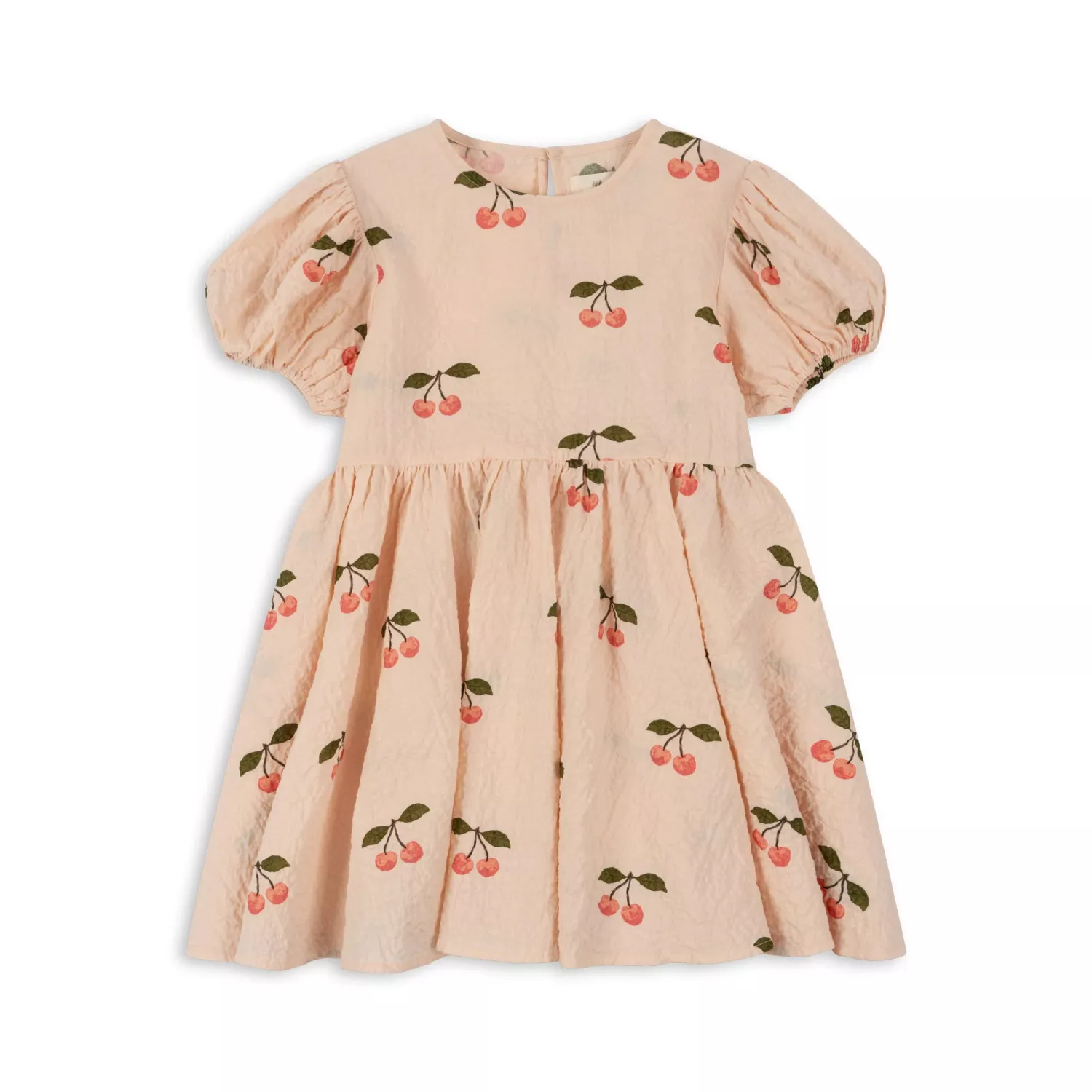 Vida puffärm klänning - Ma grande cerise pink