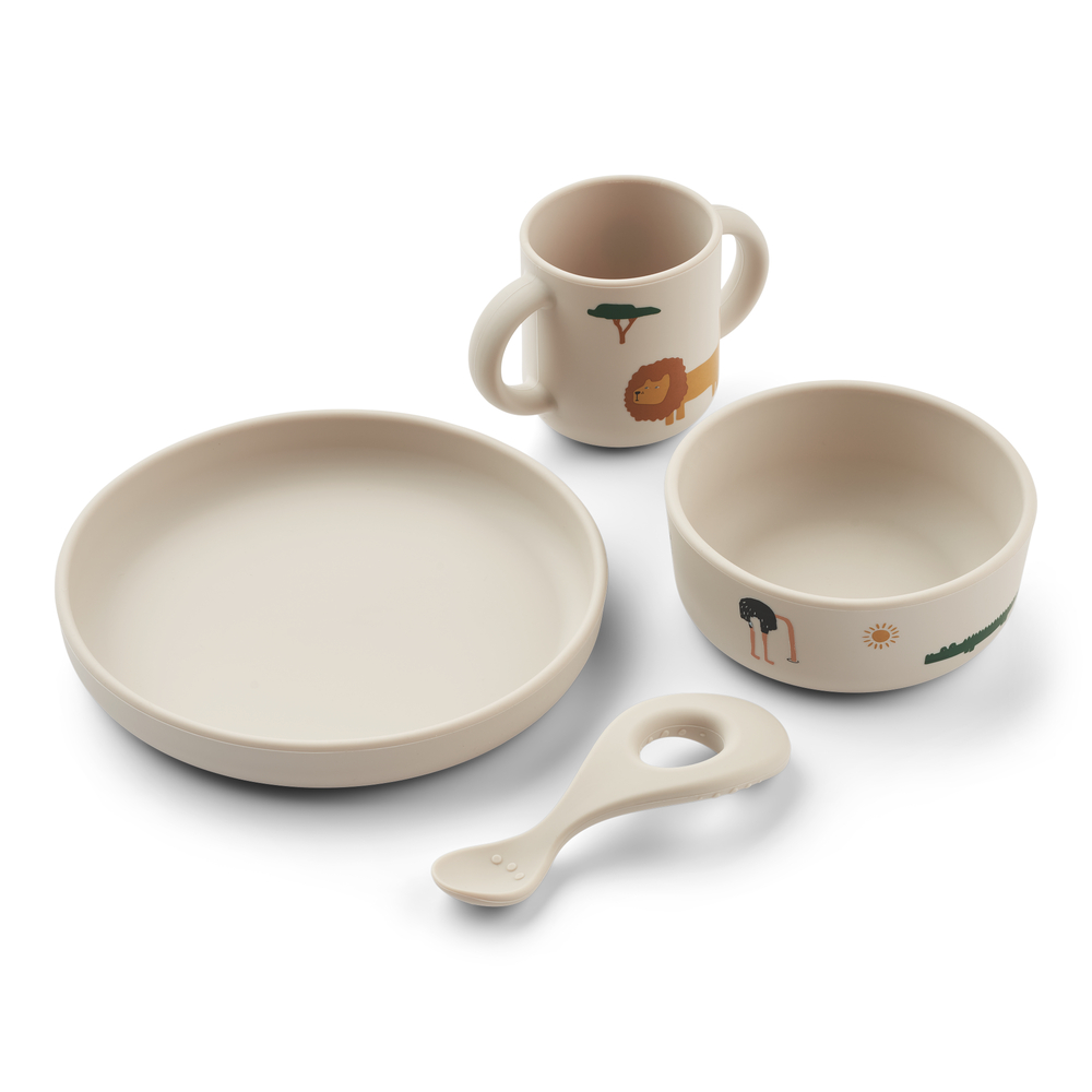 Servisset i solikon, Vivi - Safari sandy mix
