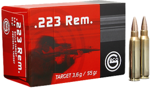Geco .223rem 55gr Target FMJ